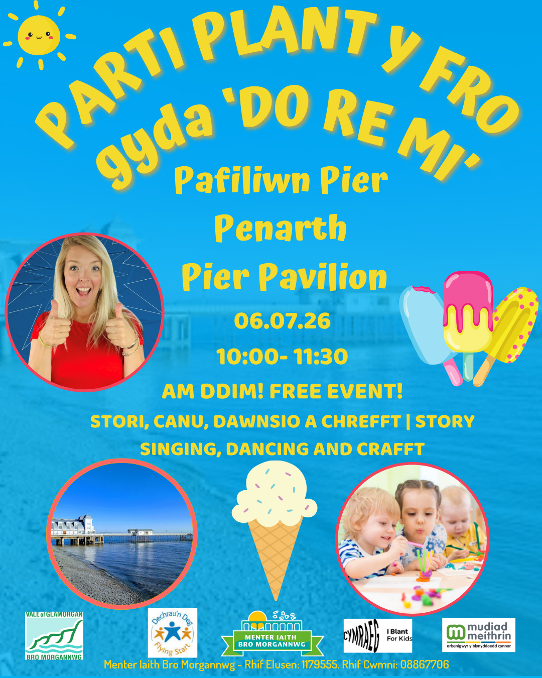 Parti Plant Y Fro gyda 'Do Re Mi'